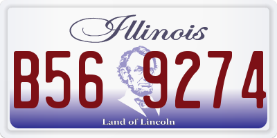 IL license plate B569274