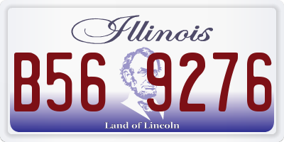 IL license plate B569276
