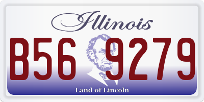 IL license plate B569279
