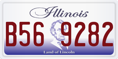 IL license plate B569282