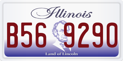 IL license plate B569290