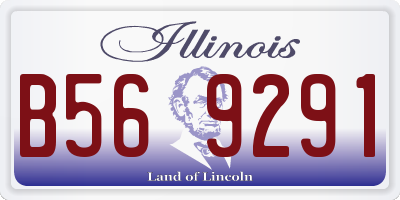 IL license plate B569291