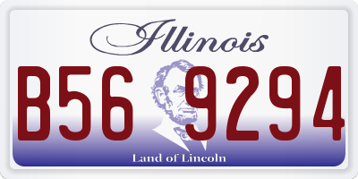 IL license plate B569294