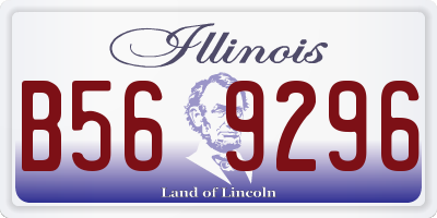 IL license plate B569296