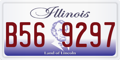 IL license plate B569297