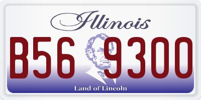 IL license plate B569300