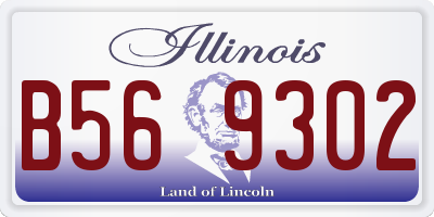 IL license plate B569302