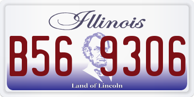 IL license plate B569306