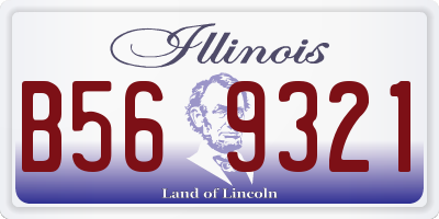 IL license plate B569321