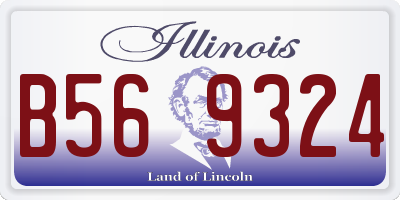 IL license plate B569324