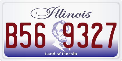 IL license plate B569327