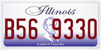 IL license plate B569330
