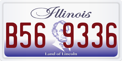 IL license plate B569336