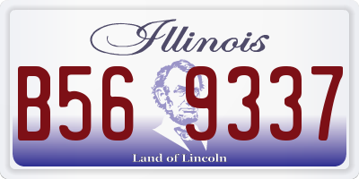 IL license plate B569337