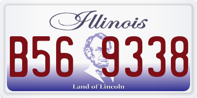 IL license plate B569338