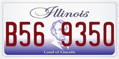 IL license plate B569350