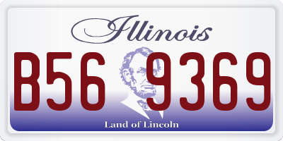 IL license plate B569369