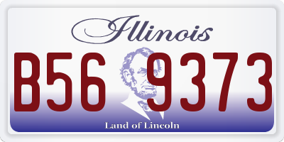 IL license plate B569373