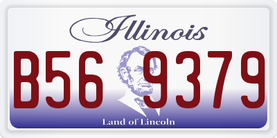 IL license plate B569379