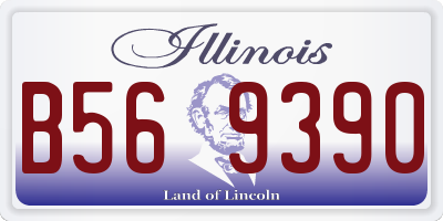 IL license plate B569390