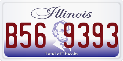 IL license plate B569393
