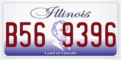 IL license plate B569396
