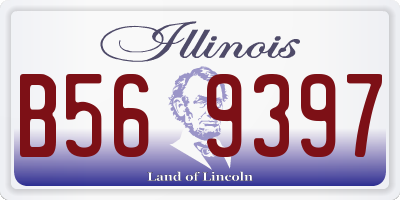 IL license plate B569397
