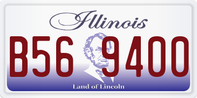 IL license plate B569400