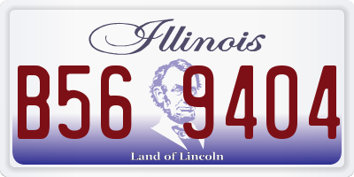 IL license plate B569404