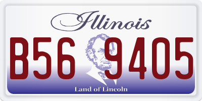 IL license plate B569405