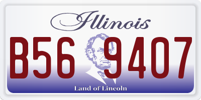 IL license plate B569407