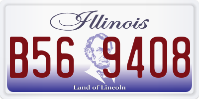 IL license plate B569408