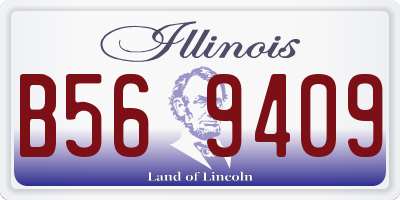 IL license plate B569409