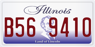 IL license plate B569410