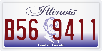 IL license plate B569411