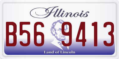 IL license plate B569413