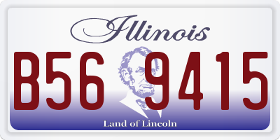 IL license plate B569415