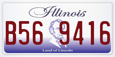 IL license plate B569416