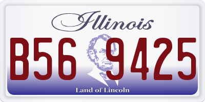 IL license plate B569425