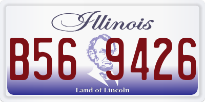 IL license plate B569426