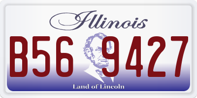 IL license plate B569427