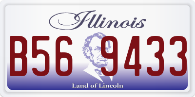 IL license plate B569433