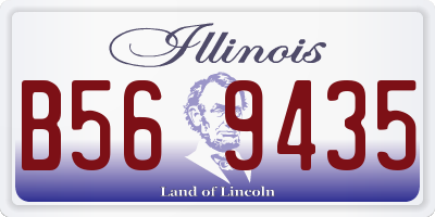 IL license plate B569435