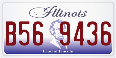 IL license plate B569436