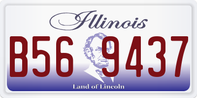 IL license plate B569437