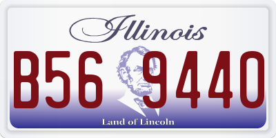 IL license plate B569440