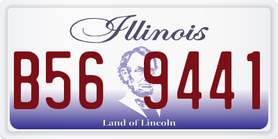 IL license plate B569441
