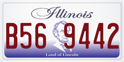 IL license plate B569442