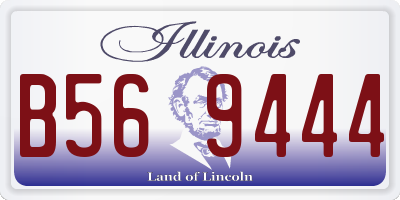 IL license plate B569444