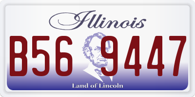 IL license plate B569447